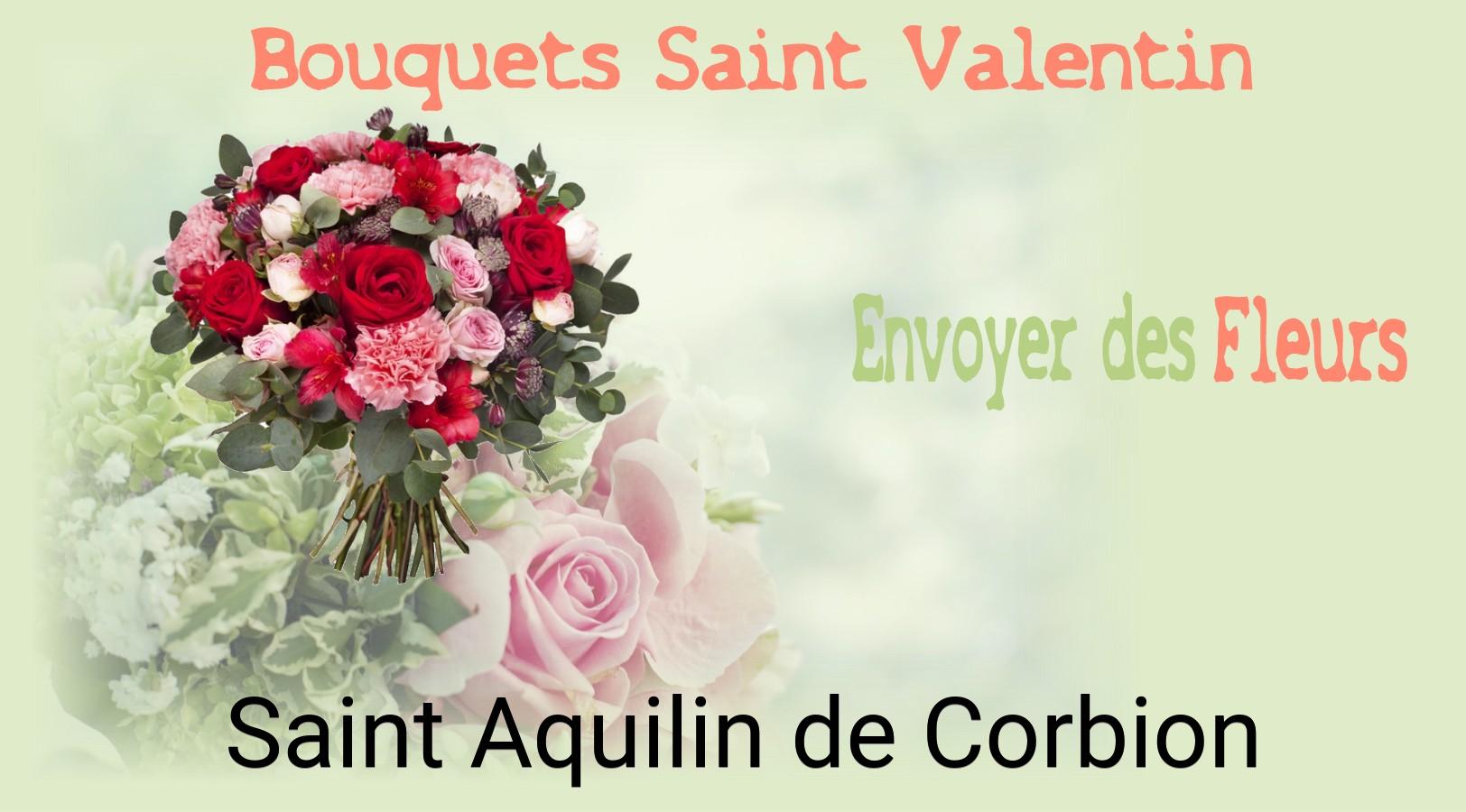 Roses de Saint-Valentin livrées à Saint-Aquilin-de-Corbion